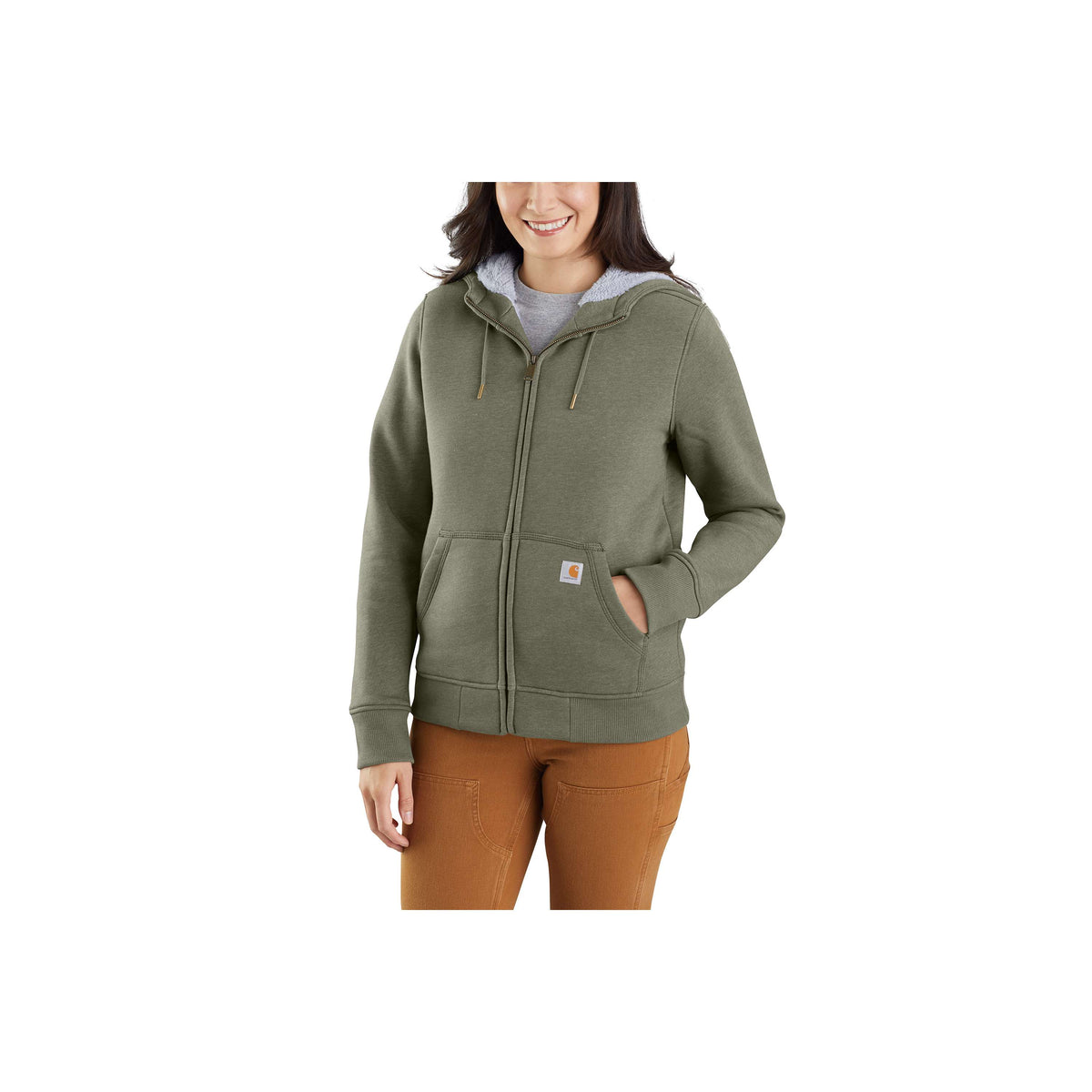 Carhartt women's clarksburg sherpa lined clearance hoodie