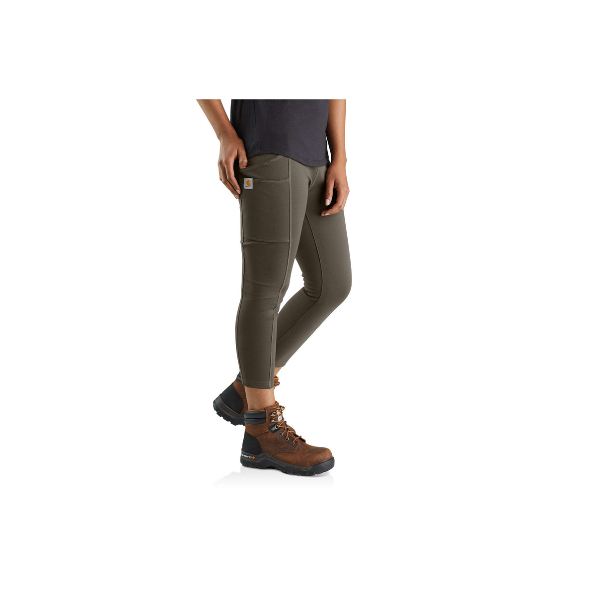 Carhartt Force Fitted Lightweight Cropped leggings (Black) Women's Casual  Pants - ShopStyle