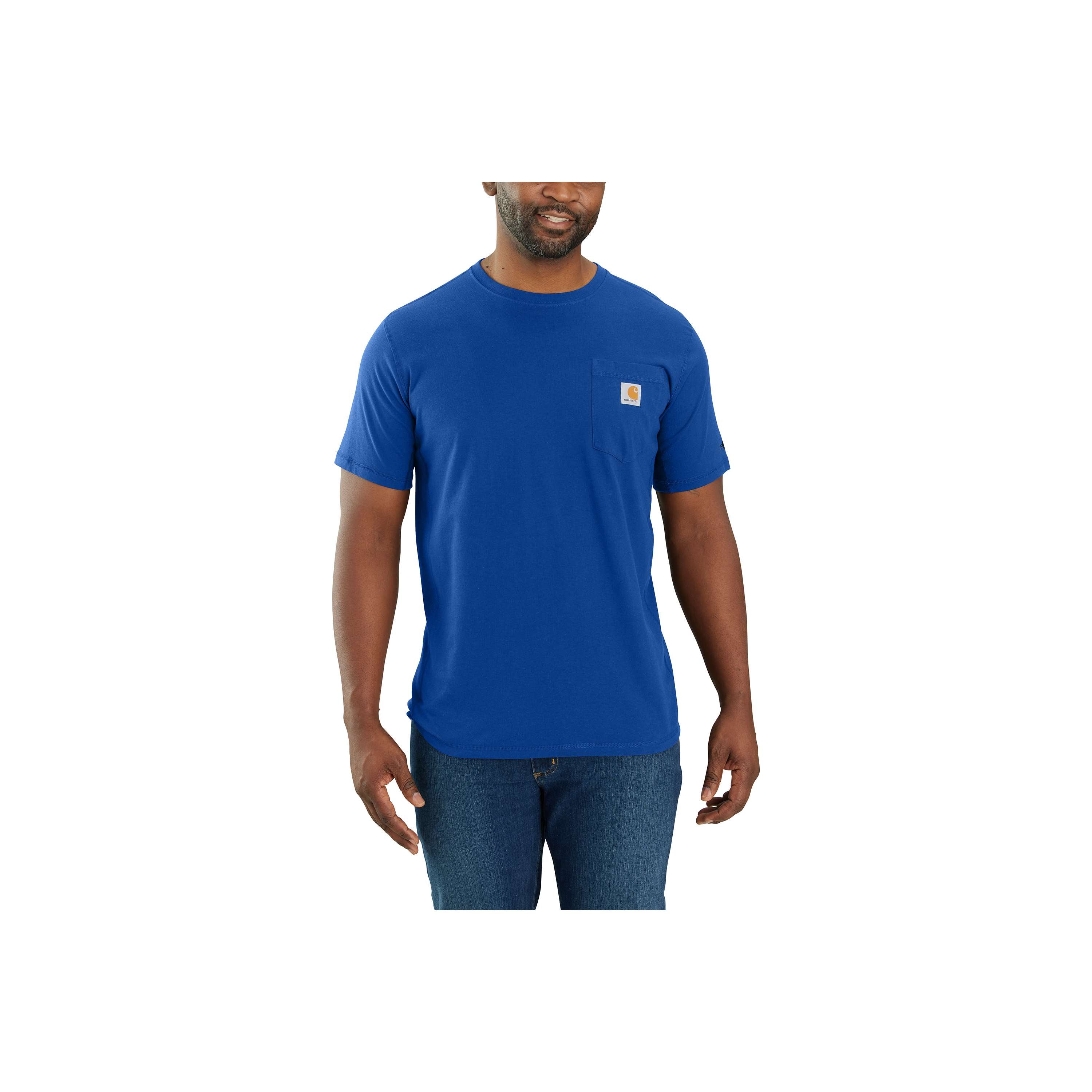 Carhartt Force Solid Short Sleeve Shirt with custom logo embroidery