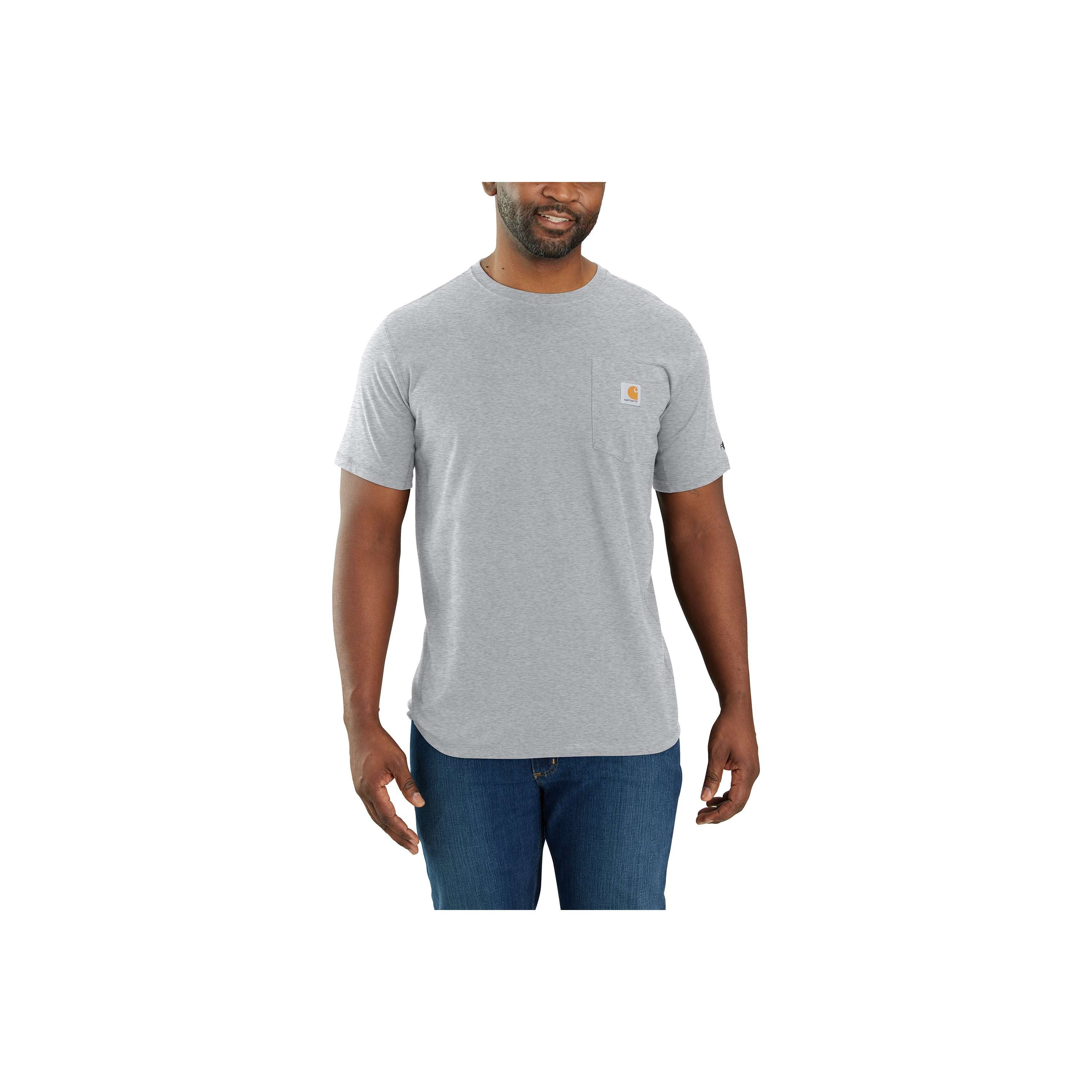 Carhartt Men's Force® Relaxed Fit Midweight Short Sleeve Pocket Tee_Av -  Work World
