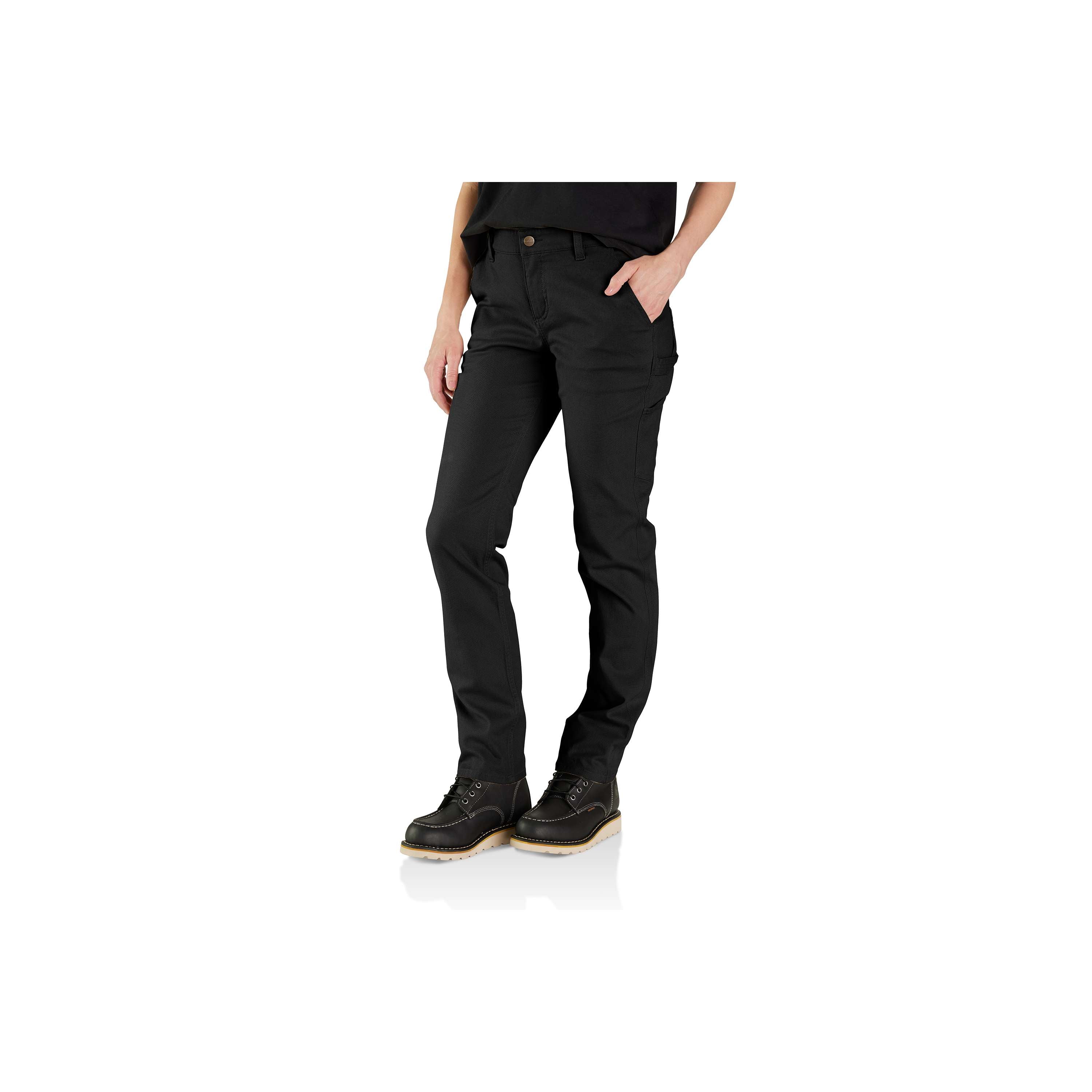 105113 - WOMEN'S RUGGED FLEX® RELAXED FIT CANVAS WORK PANT – Marshlands  Canada Factory Outlet