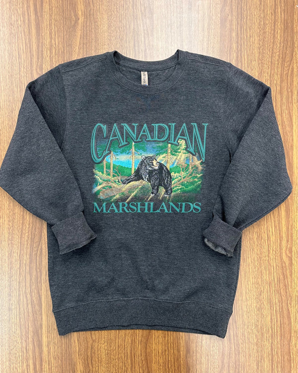 903 CRH  - RETRO CANADIAN CREWNECK, BEAR