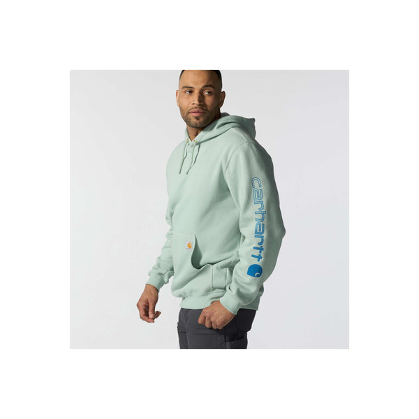 K288 (SEASONAL)- MIDWEIGHT SIGNATURE SLEEVE HOODED SWEATSHIRT