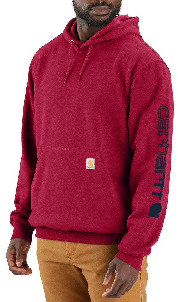 K288 (SEASONAL)- MIDWEIGHT SIGNATURE SLEEVE HOODED SWEATSHIRT