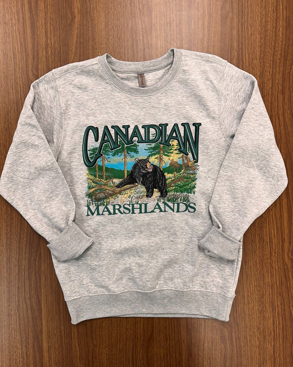 903 HGY - RETRO CANADIAN CREWNECK, BEAR