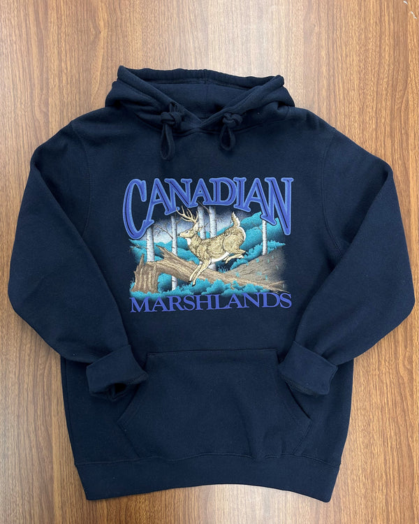 717 NVY - RETRO CANADIAN HOODIE, DEER