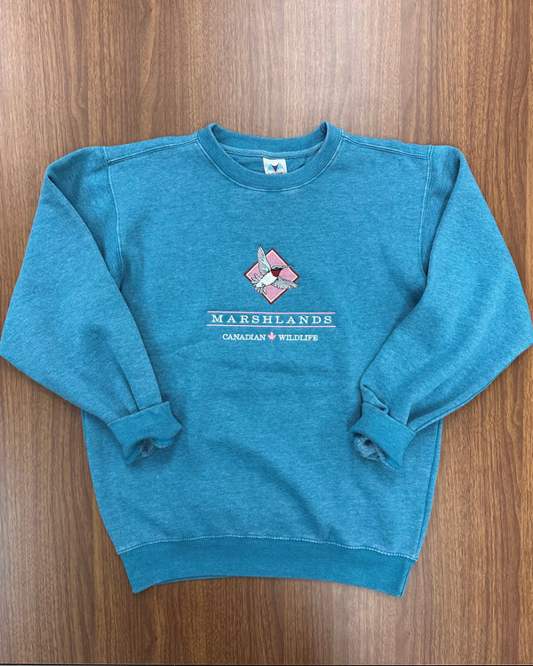 B774 603 - MARSHLANDS WILDLIFE, HUMMINGBIRD VINTAGE CREWNECK