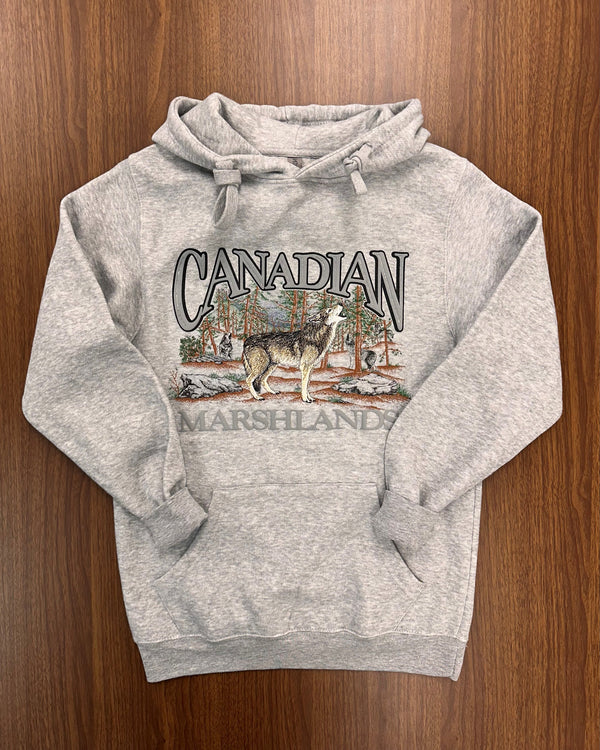 717 HGY - RETRO CANADIAN HOODIE, WOLF