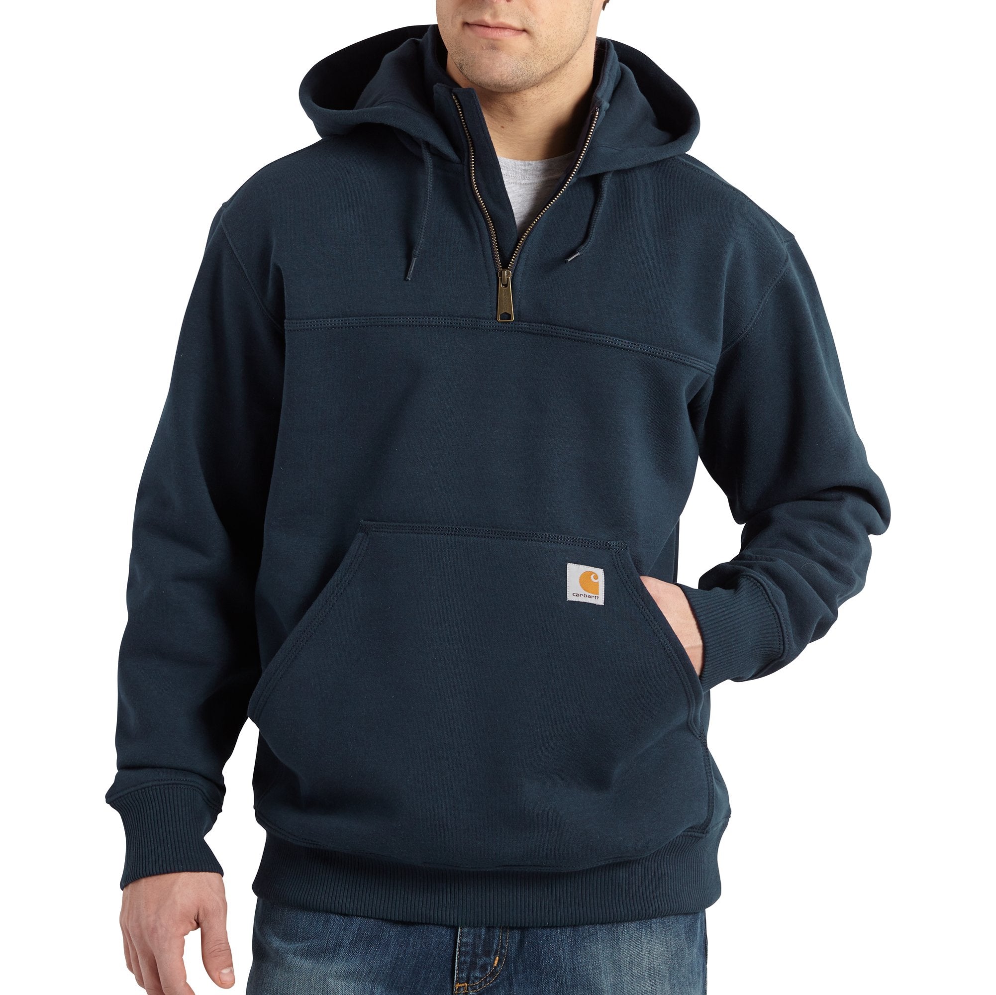 Carhartt Sweatshirts: Men's Heather Grey 100617 034 Rain Defender