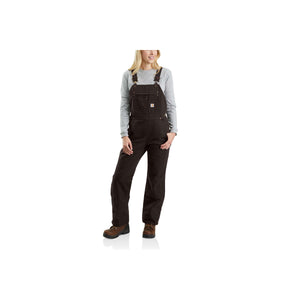 104049 - WOMEN'S RELAXED FIT WASHED DUCK INSULATED BIB OVERALL