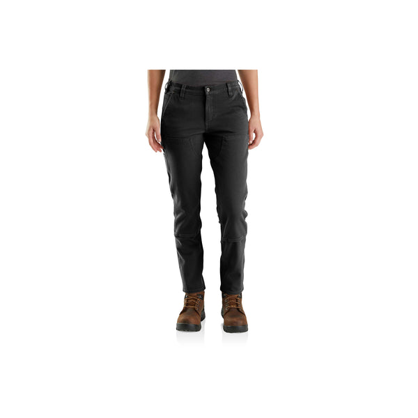 104296 - WOMEN'S RUGGED FLEX® RELAXED FIT TWILL DOUBLE-FRONT WORK PANT