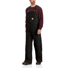 104393 LOOSE FIT FIRM DUCK INSULATED BIB OVERALL