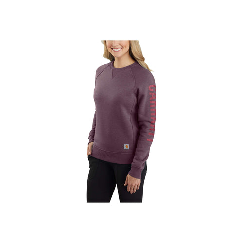 104410 RELAXED FIT CREWNECK SLEEVE GRAPHIC SWEATSHIRT