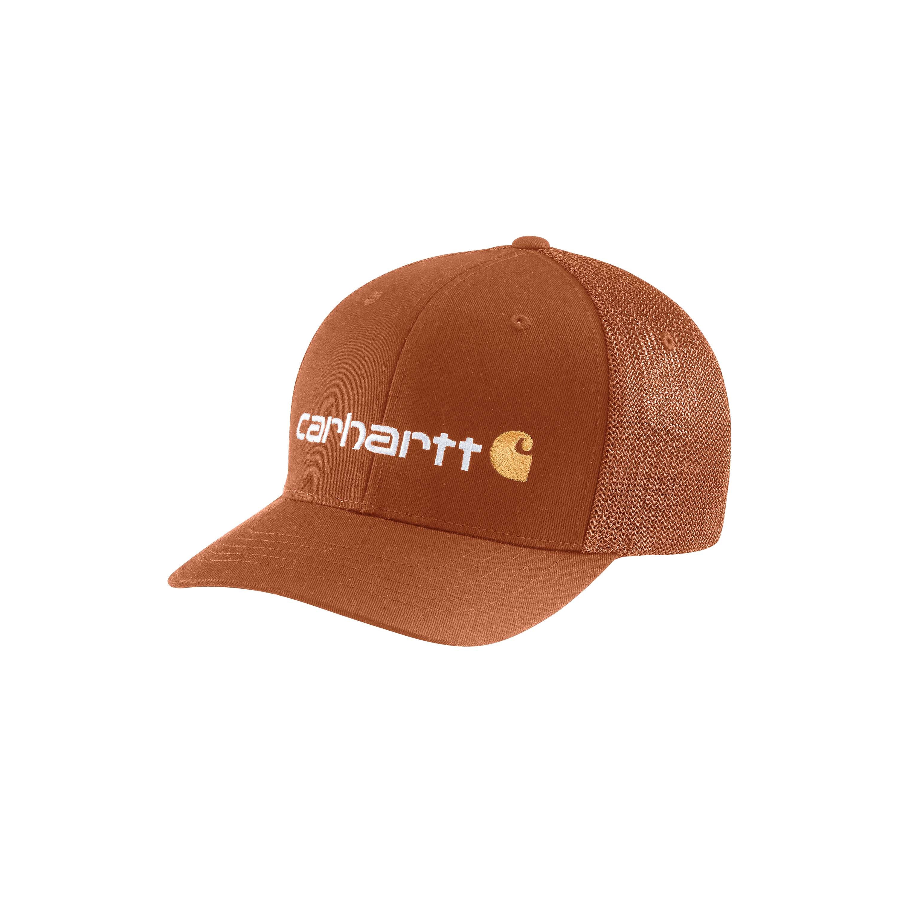 105353 RUGGED FLEX® FITTED CANVAS MESH-BACK LOGO GRAPHIC CAP