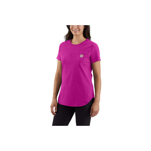 105415 - WOMEN'S FORCE RELAXED FIT MIDWEIGHT POCKET T-SHIRT