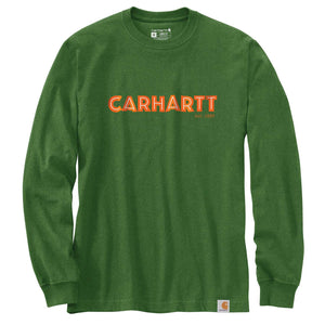105422- LOOSE FIT HEAVYWEIGHT LONG SLEEVE GRAPHIC TEE