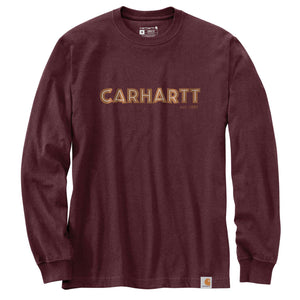 105422- LOOSE FIT HEAVYWEIGHT LONG SLEEVE GRAPHIC TEE