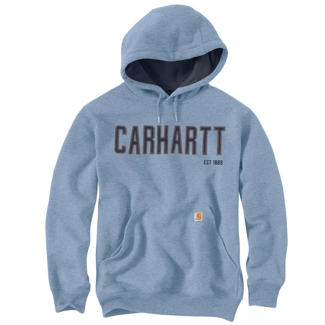 105494 - Loose Fit Midweight Felt Logo Graphic Sweatshirt
