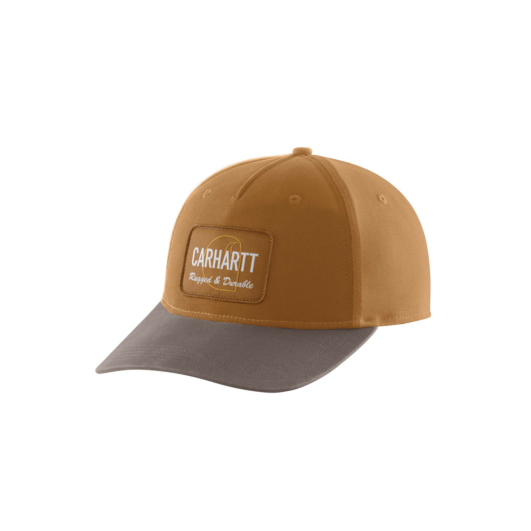 105531 - CANVAS RUGGED PATCH CAP