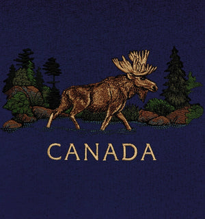 CLASSIC FIT CREWNECK, MOOSE EMBROIDERY