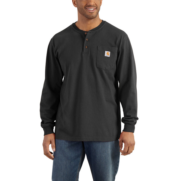 K128 - LONG SLEEVE WORKWEAR HENLEY