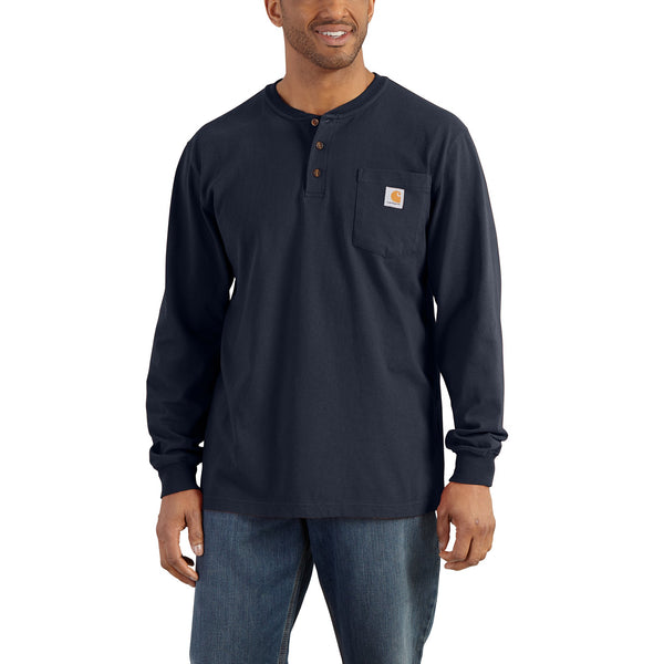 K128 - LONG SLEEVE WORKWEAR HENLEY