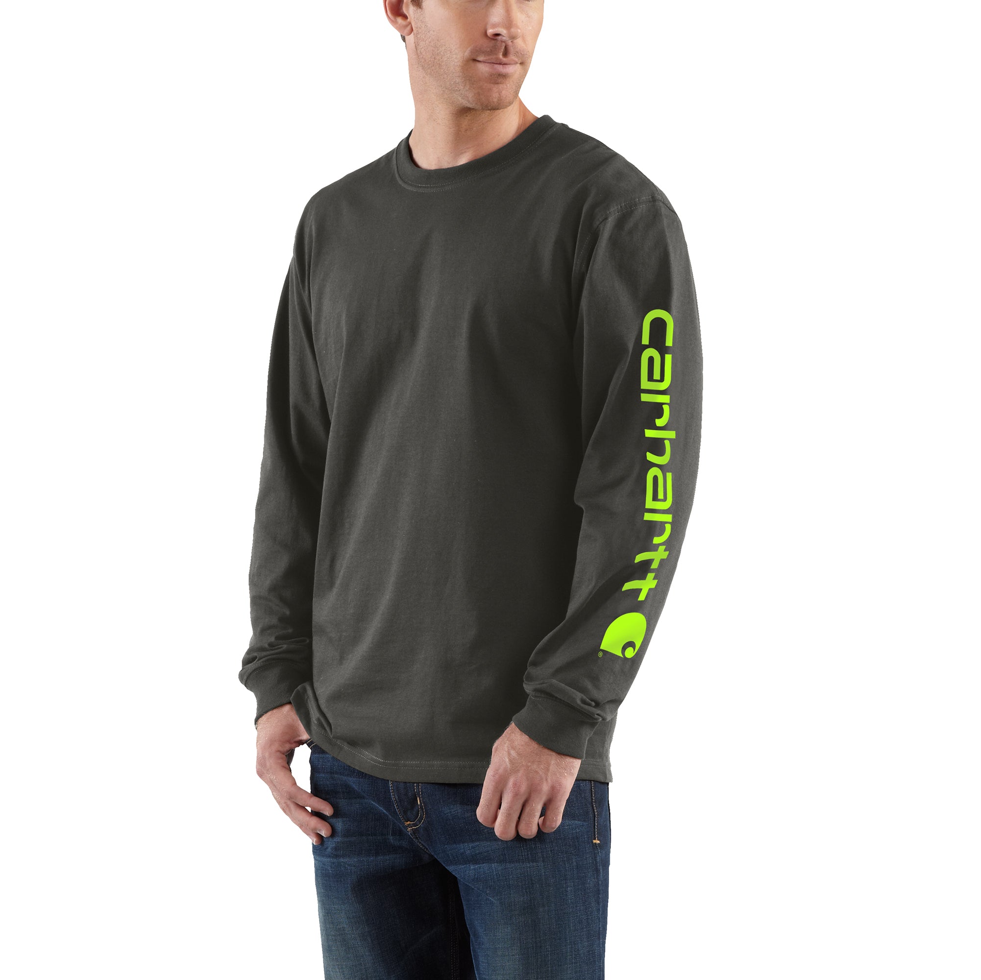 K231 - SIGNATURE LOGO LONG SLEEVE T-SHIRT – Marshlands Canada