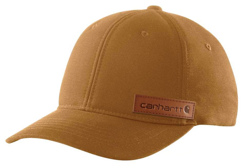 104298 - RUGGED FLEX® CANVAS FULL-BACK FITTED LOGO GRAPHIC CAP
