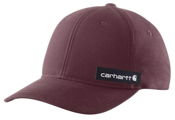 104298 - RUGGED FLEX® CANVAS FULL-BACK FITTED LOGO GRAPHIC CAP